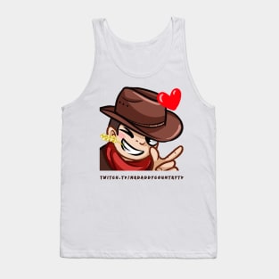 MrDaddyCountryTV Wink Dark Text Tank Top